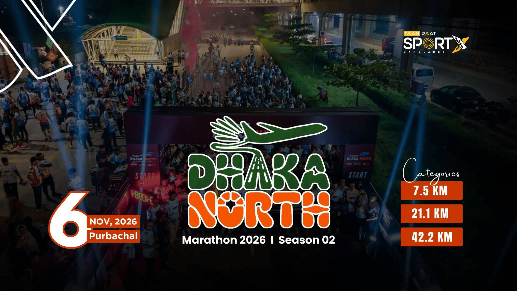 Dhaka North Marathon Season 02 campaign cover
