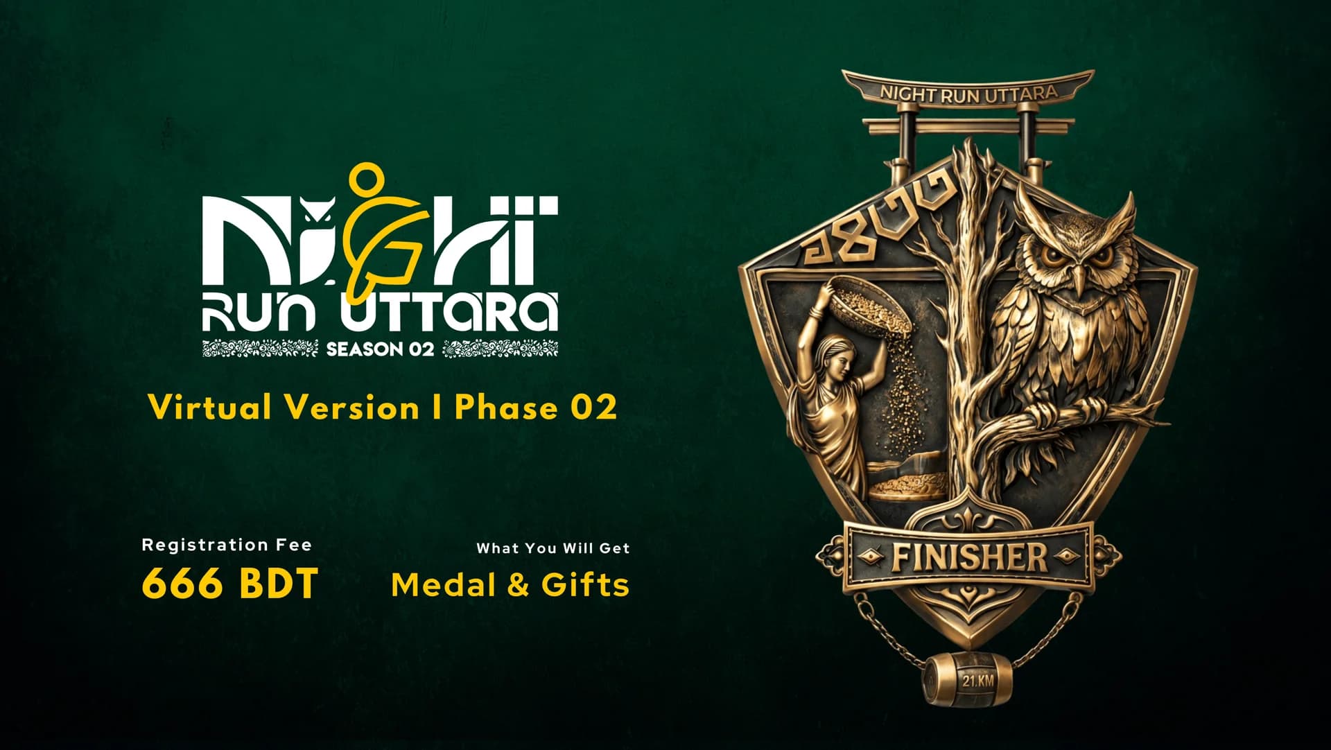 Night Run Uttara Season 02 | Virtual Version - Phase 02